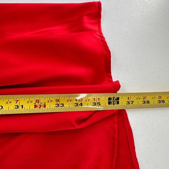 Hearts & Roses Halter Red Dress Black Bow & Tulle Underskirt Size 14 Whimsigoth - Picture 4 of 13